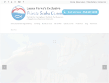 Tablet Screenshot of privatescubalessons.com